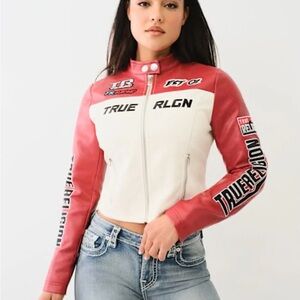 True Religion moto jacket